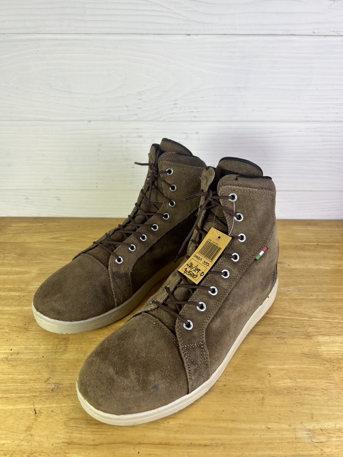 รองเท้าขี่มอเตอร์ไซด์( มือสอง) CMBA-357 Size ขนาดจากป้าย 46EUR /12UK /29CM VANUCCI