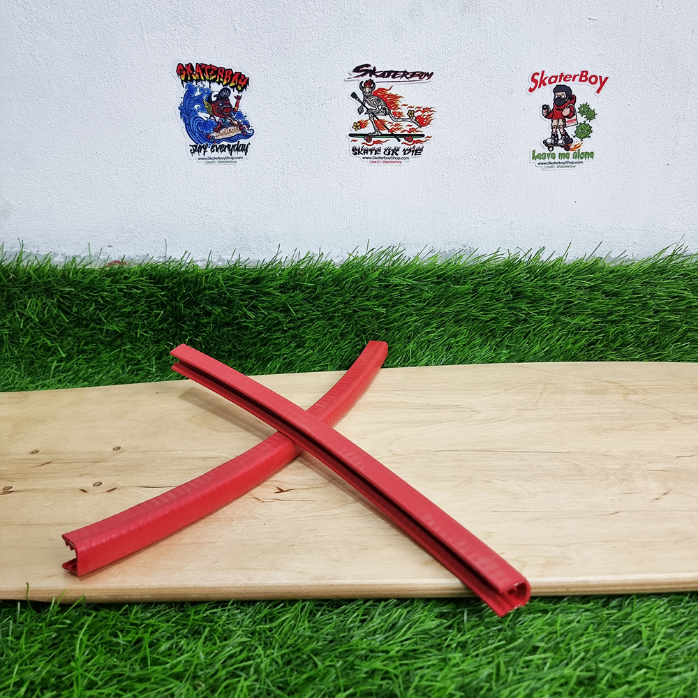 [0302][ลด50%] ขอบยางกันกระแทก แบบบาง แบบหนา เสริมแผ่นเหล็ก ยาวประมาณ 30cm