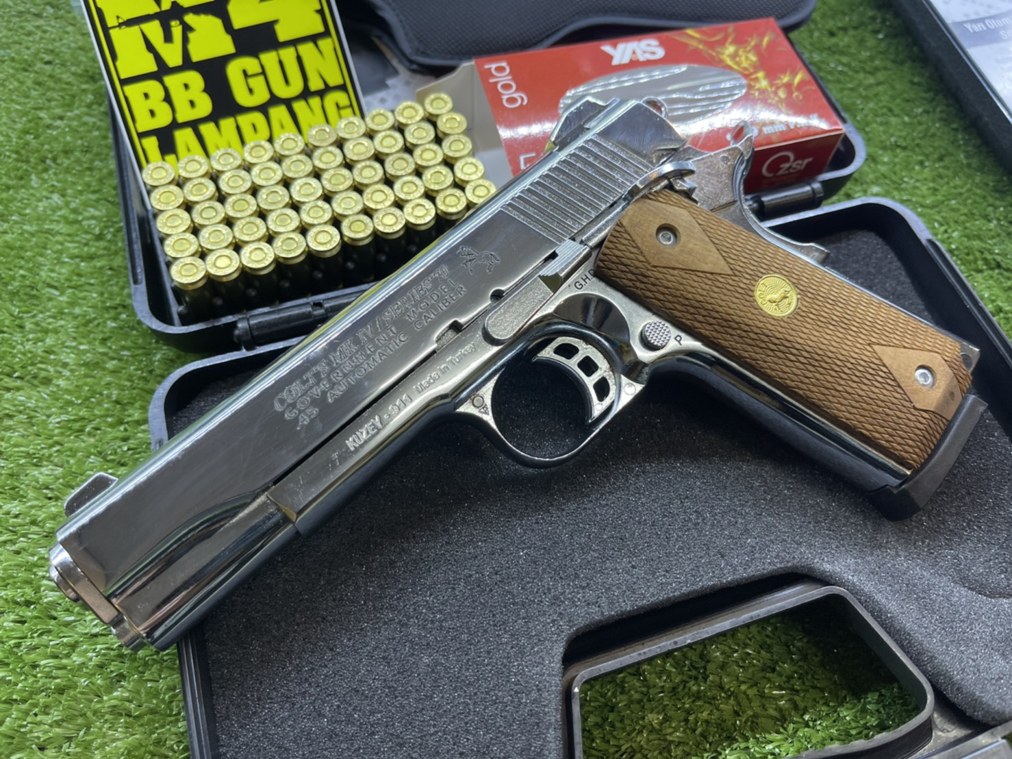 KUZEY M1911 ลาย Series 70 ลำกล้อง 5"เงินเงา