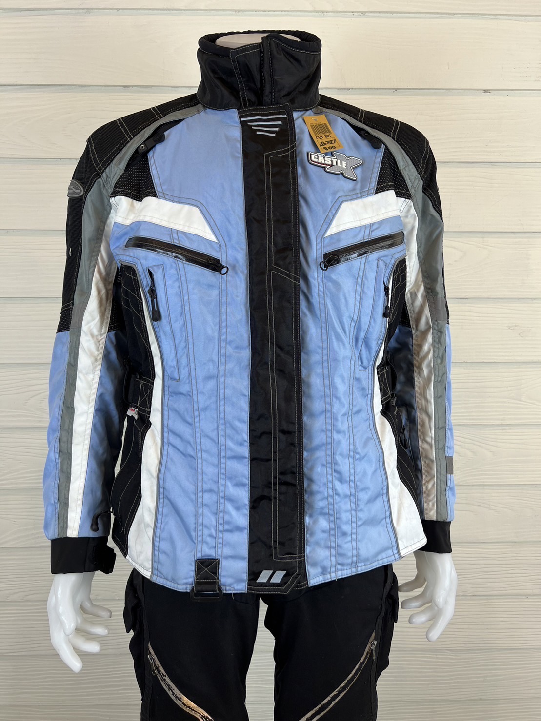 เสื้อขี่มอเตอร์ไซด์( มือสอง) CSA 205 : อก 46" ยาว 27" (L) Castle X ไม่มีการ์ด