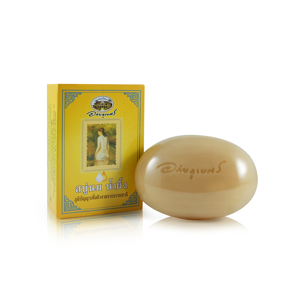 F14 [อภัยภูเบศร] สบู่นมน้ำผึ้ง 100g.