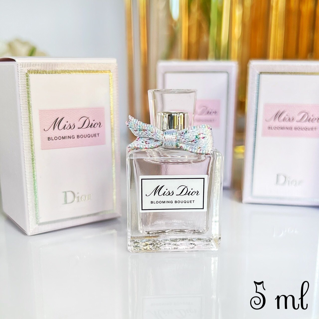 DIOR Miss Dior Blooming Bouquet EDT ขนาดทดลอง 5 ml โบว์ผ้า