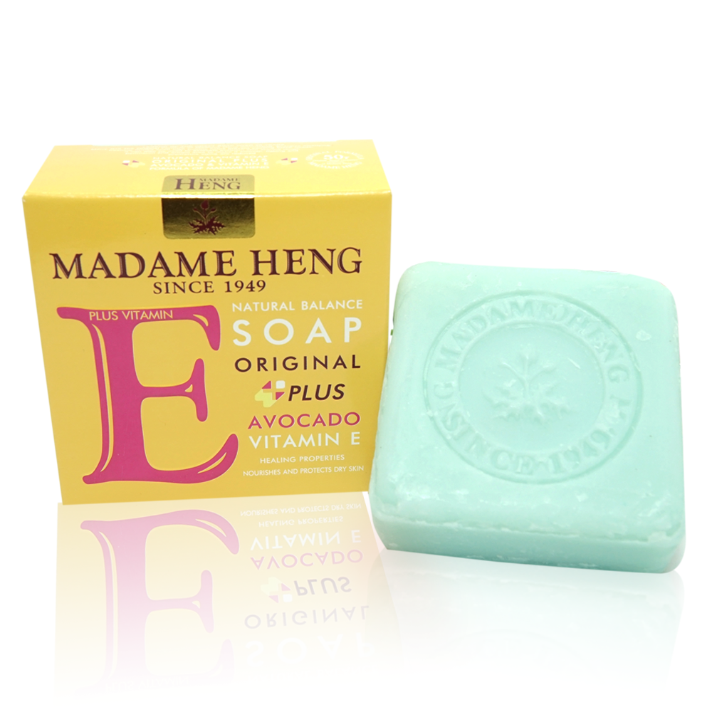 [มาดามเฮง] สบู่สมุนไพร วิตามินอี+อโวคาโด 150g.