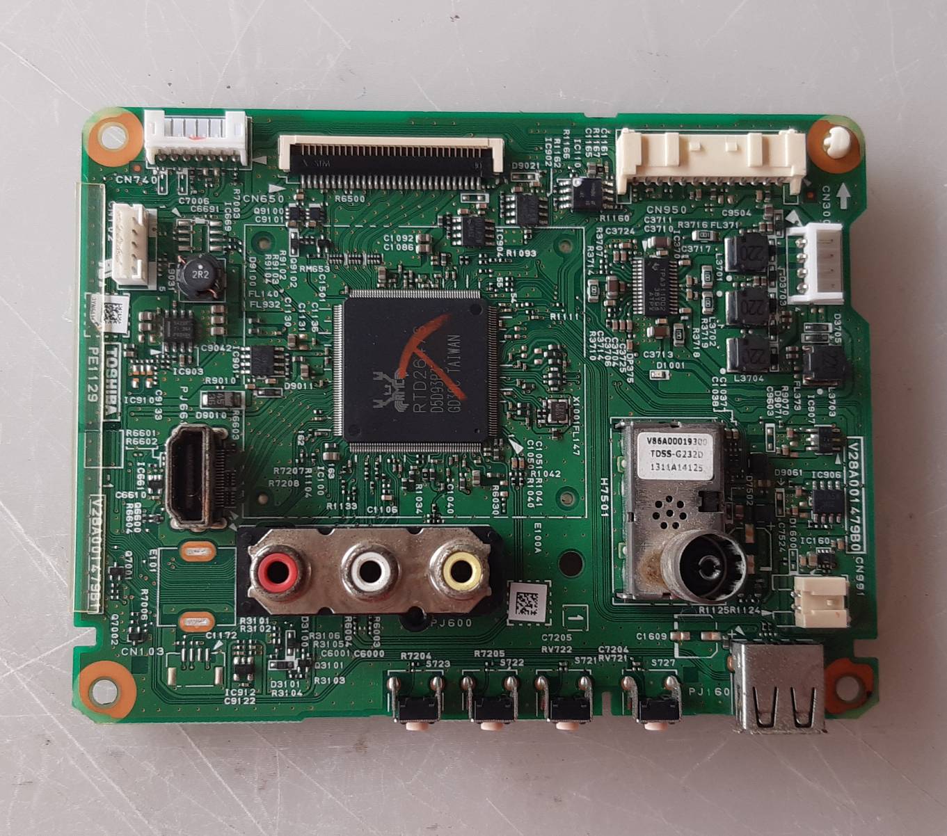 อันที่ 162 TOSHIBA 29P1300VT ซีสเตร็ม V28A001479B1 ดีเทสแล้ว