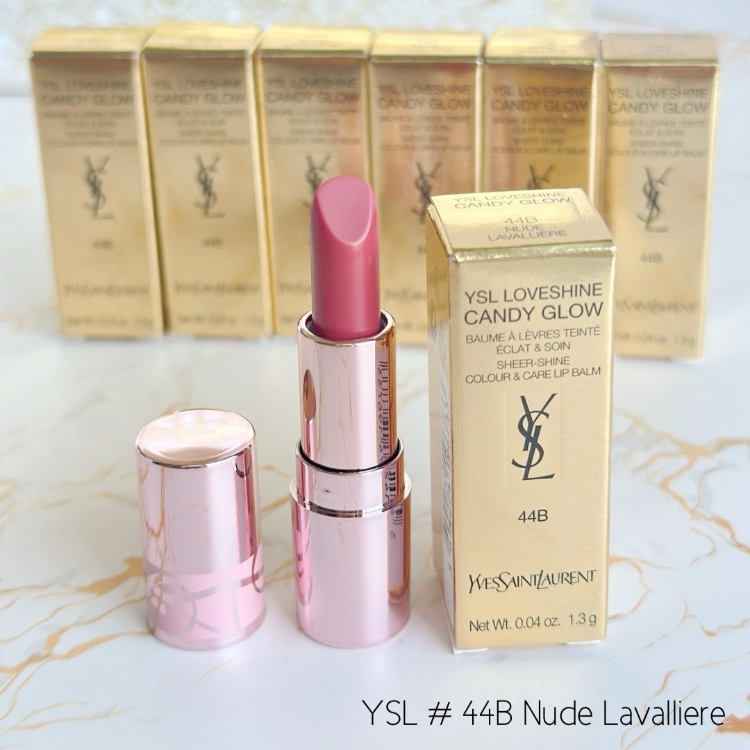 ลิปสติก YSL Loveshine Candy Glow Lip 1.3g. # 44B Nude Lavalliere