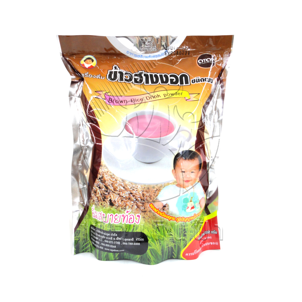705 แม่อุษา เครื่องดื่มข้าวฮางงอก ชนิดผง 352g.