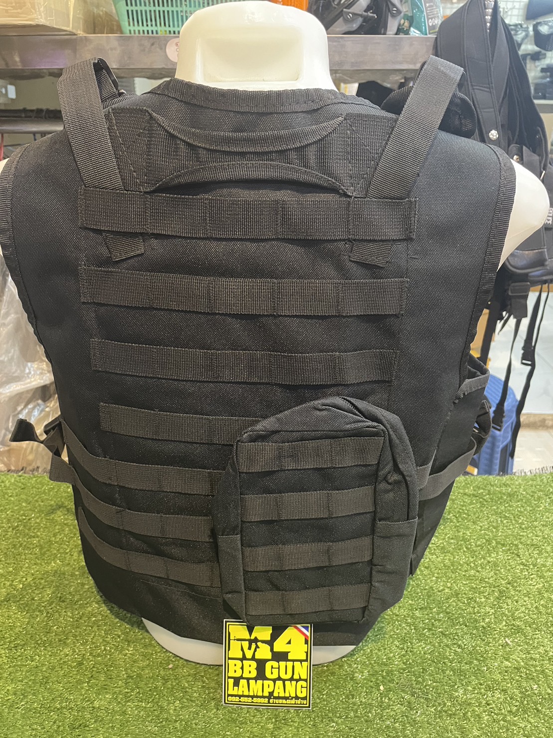 เสื้อเวส สลิง 3 ดำ