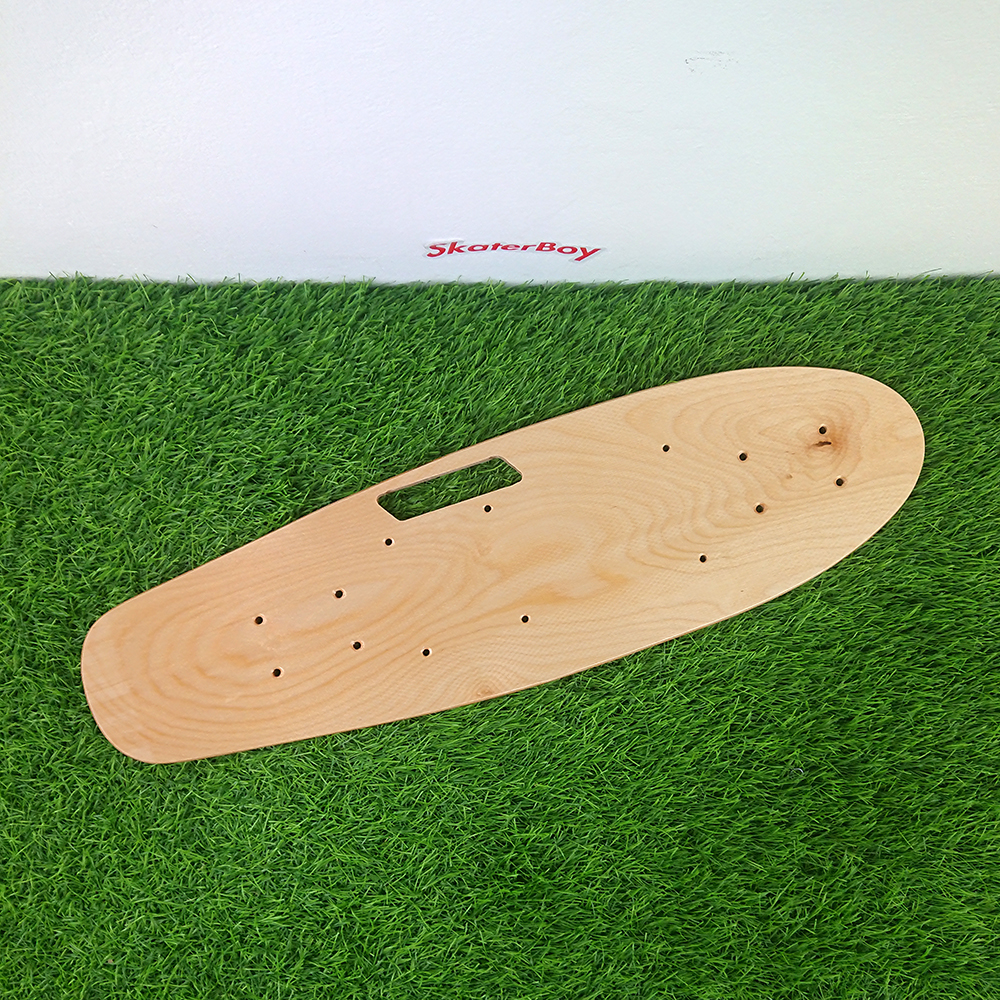 [0501] แผ่นไม้ Maple สเก็ตบอร์ดไฟฟ้า รุ่น mini oldschool surf longboard