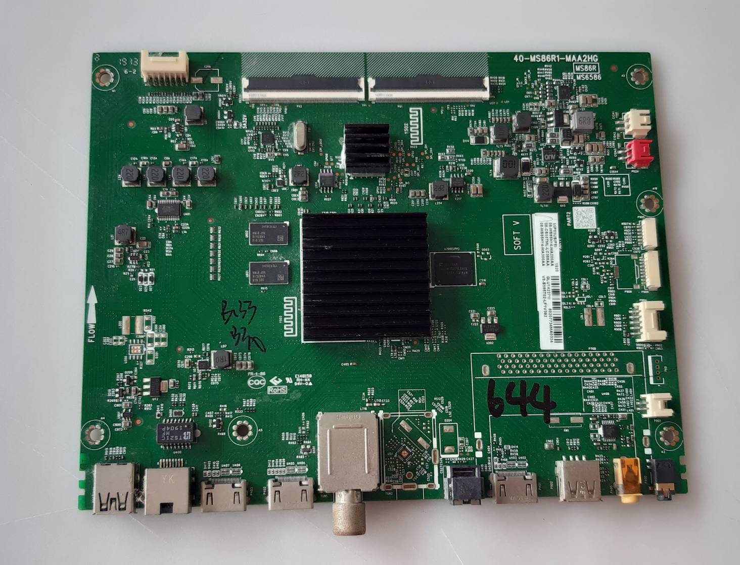 อันที่ 644 TCL 55UE6000 ซีสเตร็ม 40-MS86R1-MAA2HG ดีเทสแล้ว