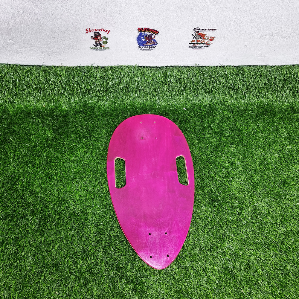 [0301] แผ่นไม้สเก็ตบอร์ด ทรงเห็บสุนัข ขนาดเล็ก 44x25cm (17") แนะนำทรัค longboard สเก็ตบอร์ดไฟฟ้า