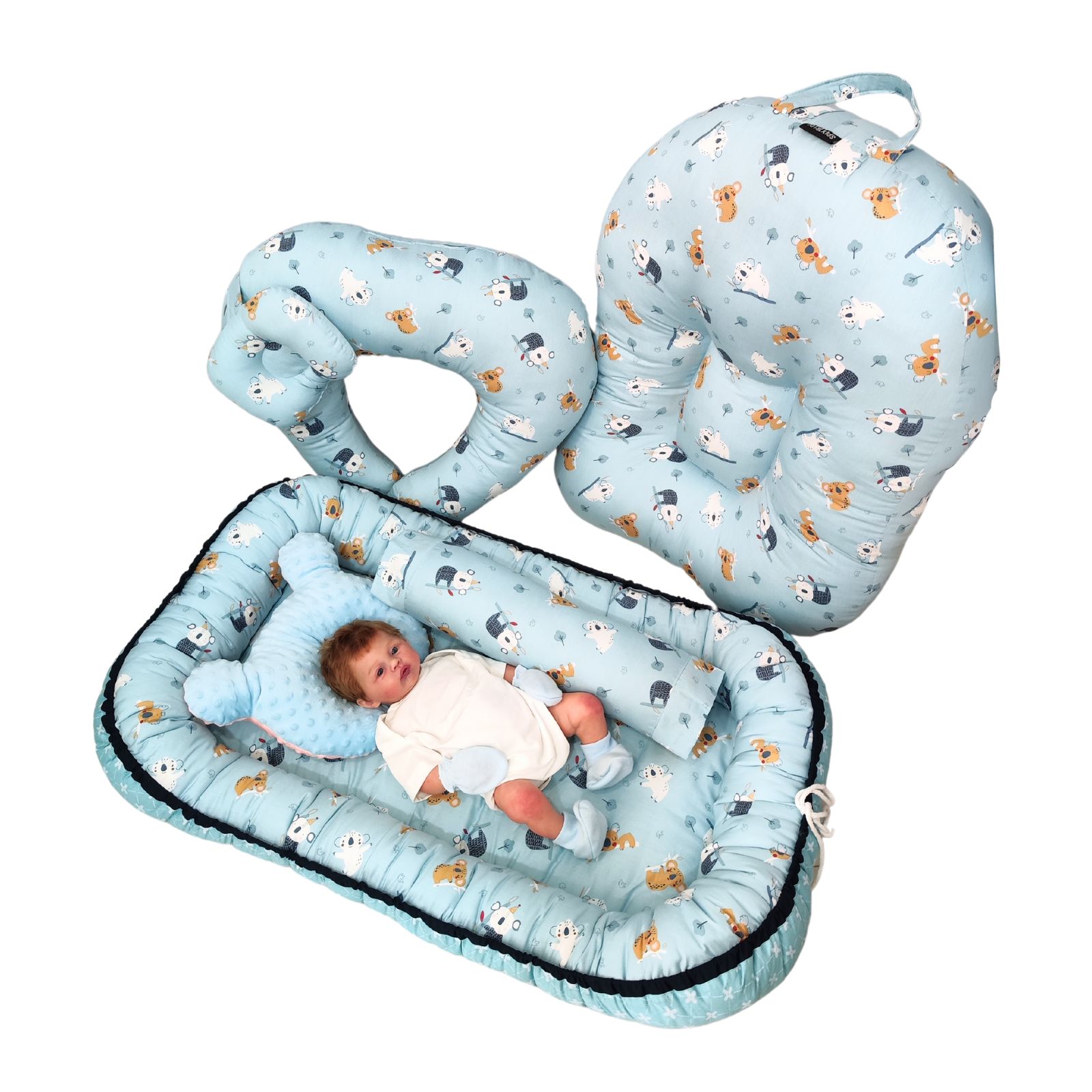 ชุดเตรียมคลอด ชุดที่นอนเบาะไข่ จัดเซตกันหมอนกันแหวะนมและหมอนรองให้นม