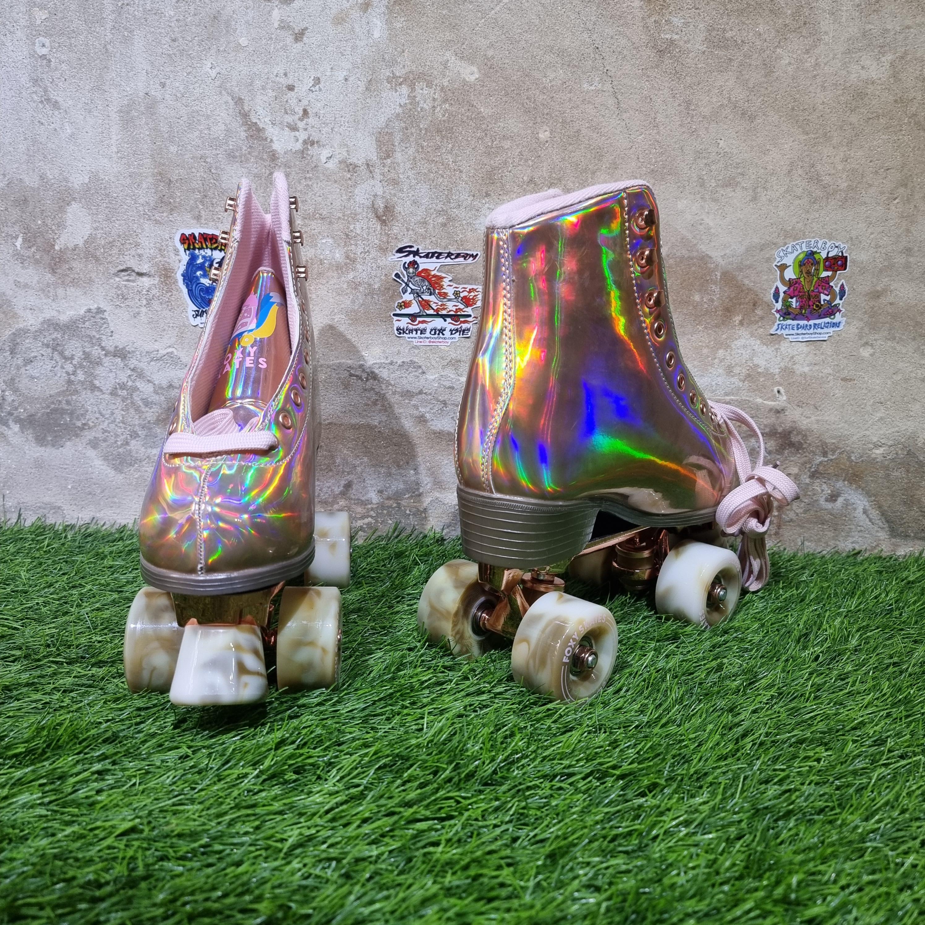 0231 รองเท้า Roller skate ผิวมัน ส้นสูง สำหรับผู้ใหญ่ คุณภาพดี