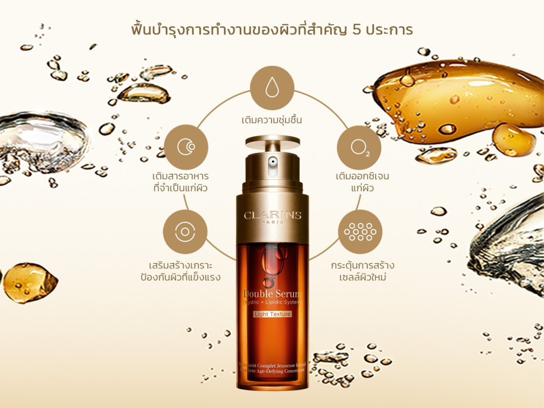 Clarins Double Serum Light Texture 50 ml **New Formula**