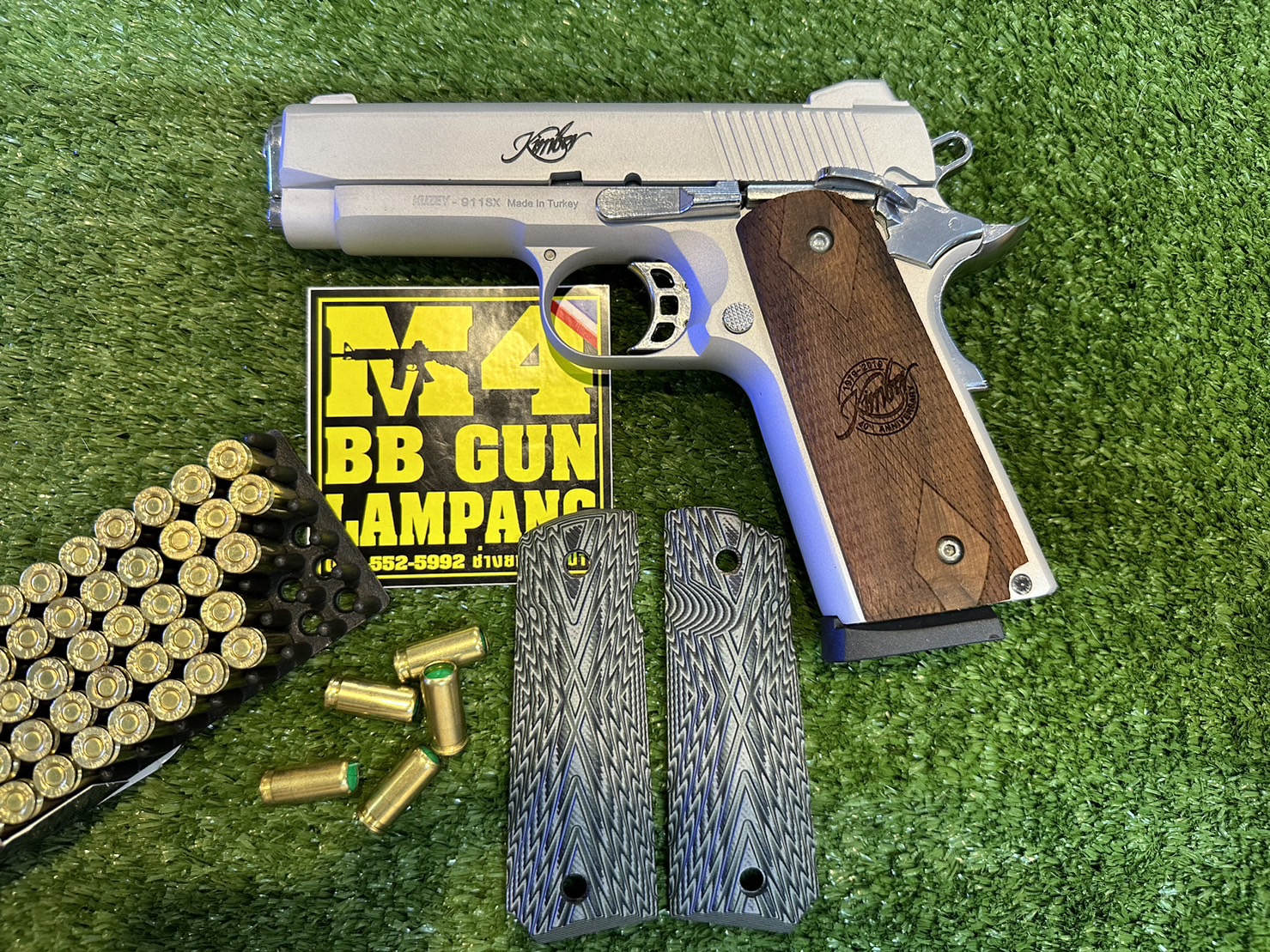 KUZEY M1911 ลาย KIMBER ลำกล้อง 4" สีซาติน