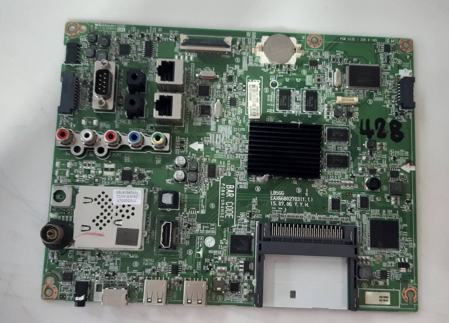 อันที่ 428 LG 49LX761H ซีสเตร็ม EAX66802703 ดีเทสแล้ว