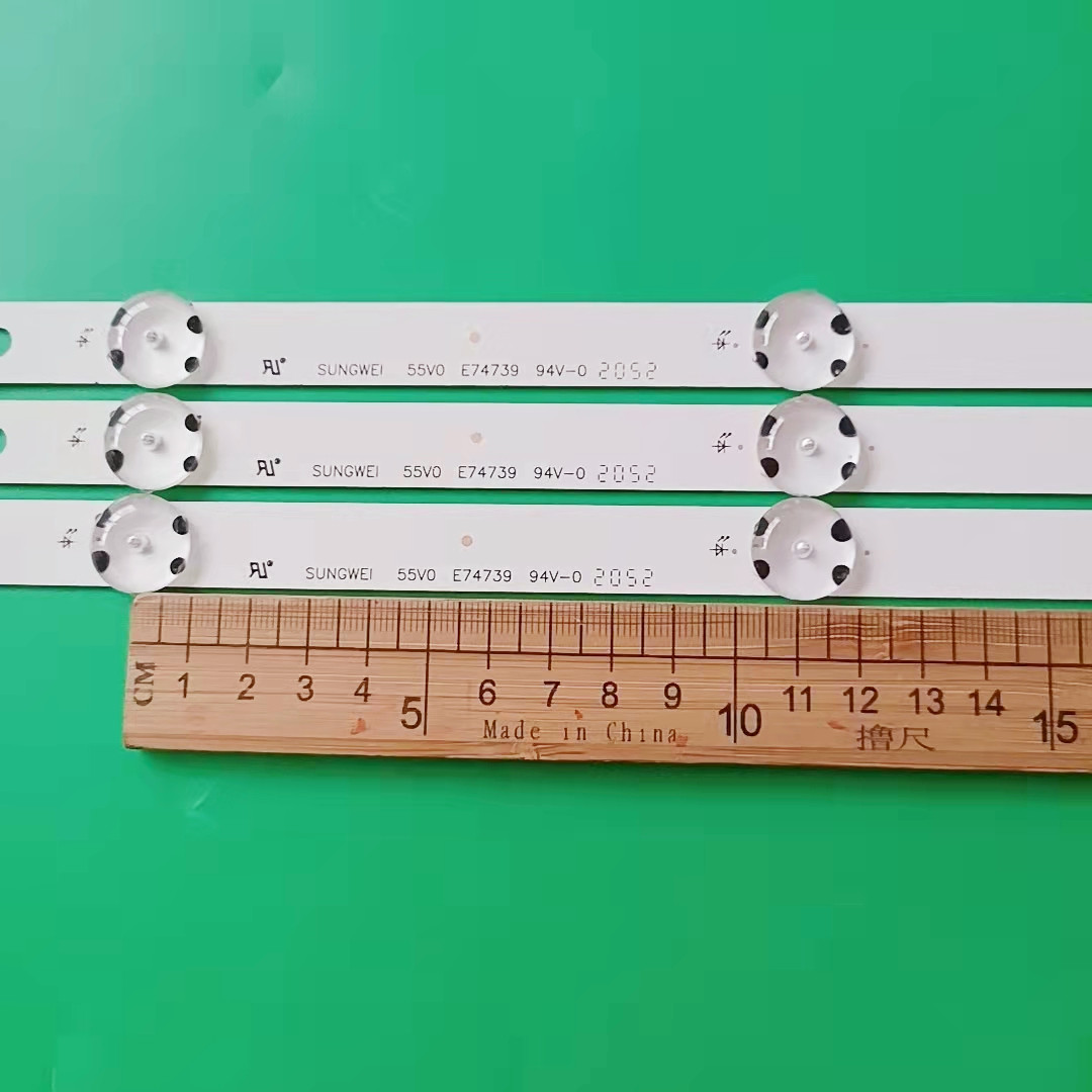 หลอดใหม่อันที่ 831 LG 43UF640T UF64_UHD_A HC430DGN-SLNX1 43UF6409 43UF6400 43UF640V 43UF6407 43UH610V 43UH619V 43UH603V หลอด8ดวง3แถว