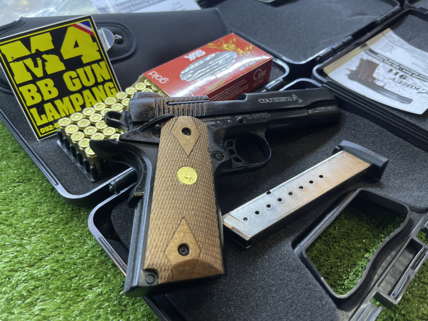 KUZEY M1911 ลาย Government ลำกล้อง 5" ดำ