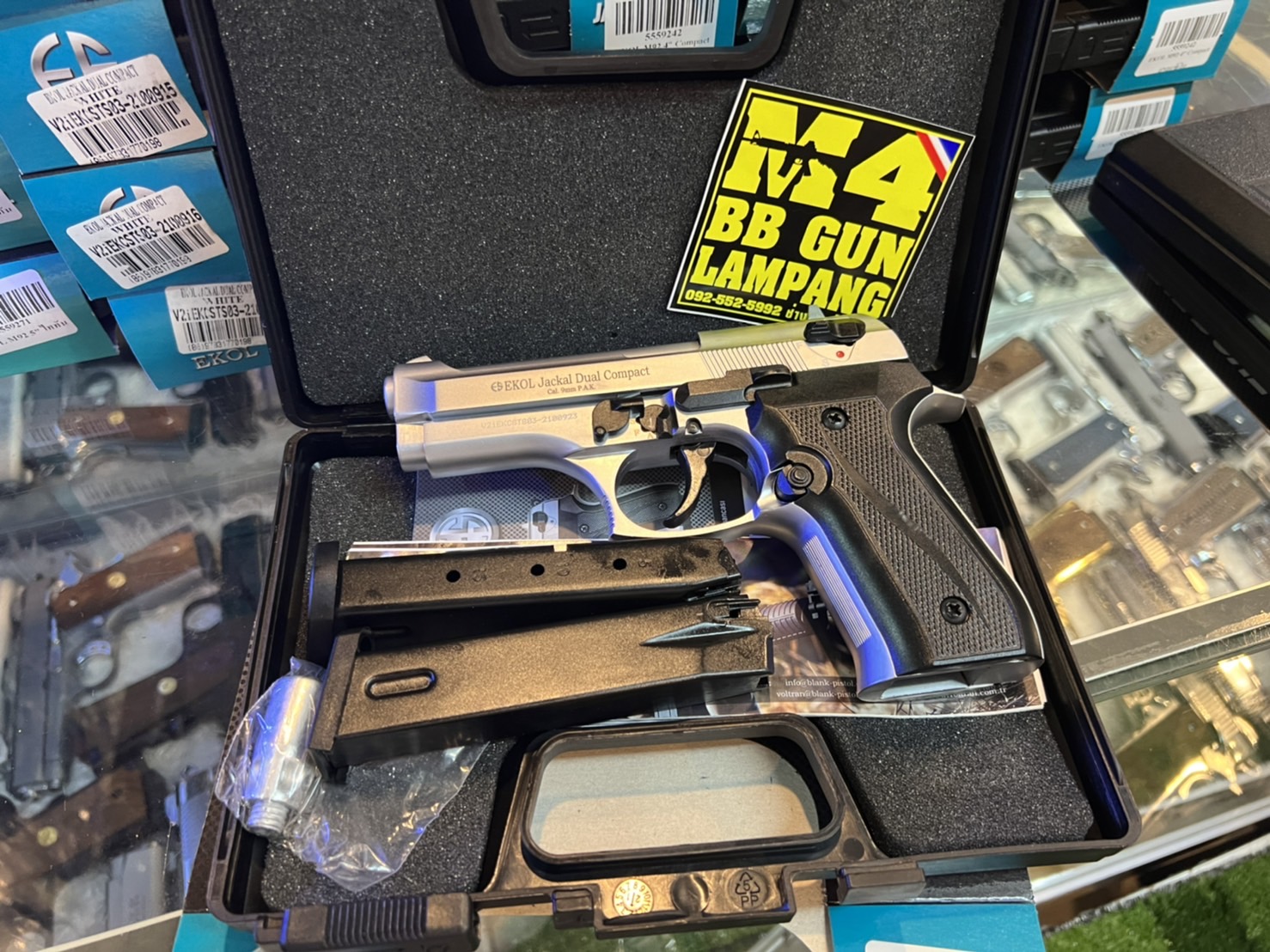 EKOL Jackal Dual Compact บรอนซ์เงิน