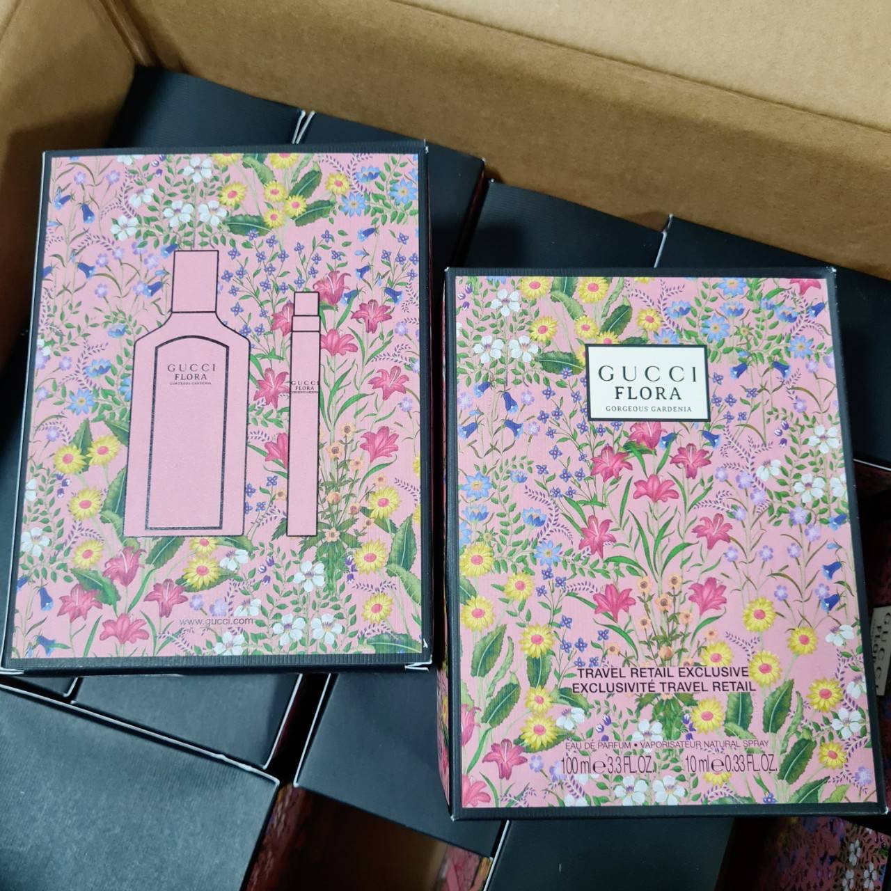 เซ็ทน้ำหอม Gucci Flora Gorgeous Gardenia Set 2 Pcs.