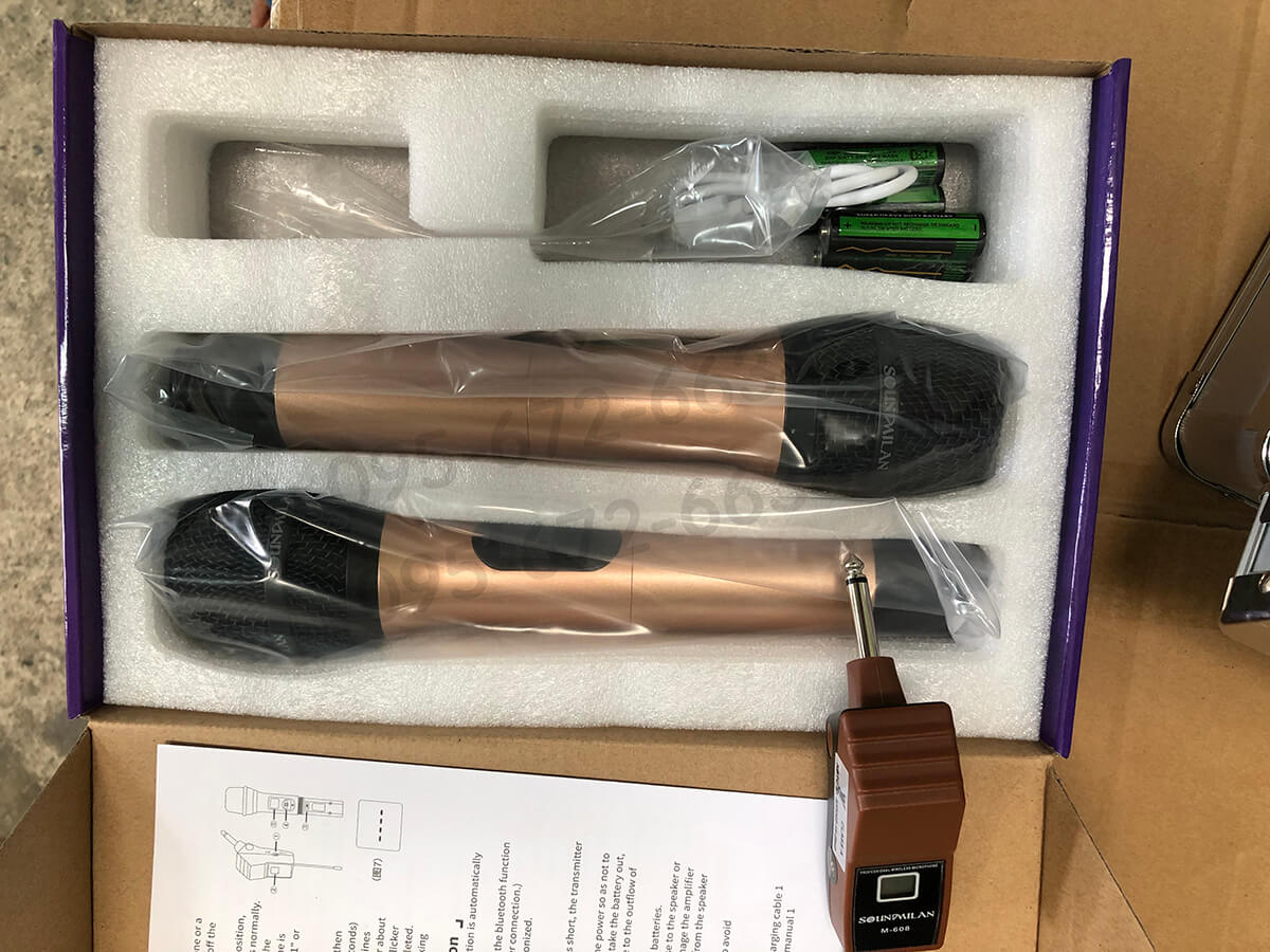 ไมค์ลอย ไมโครโฟน ไร้สาย Microphone ซาวมิลาน Souundmailan M-608