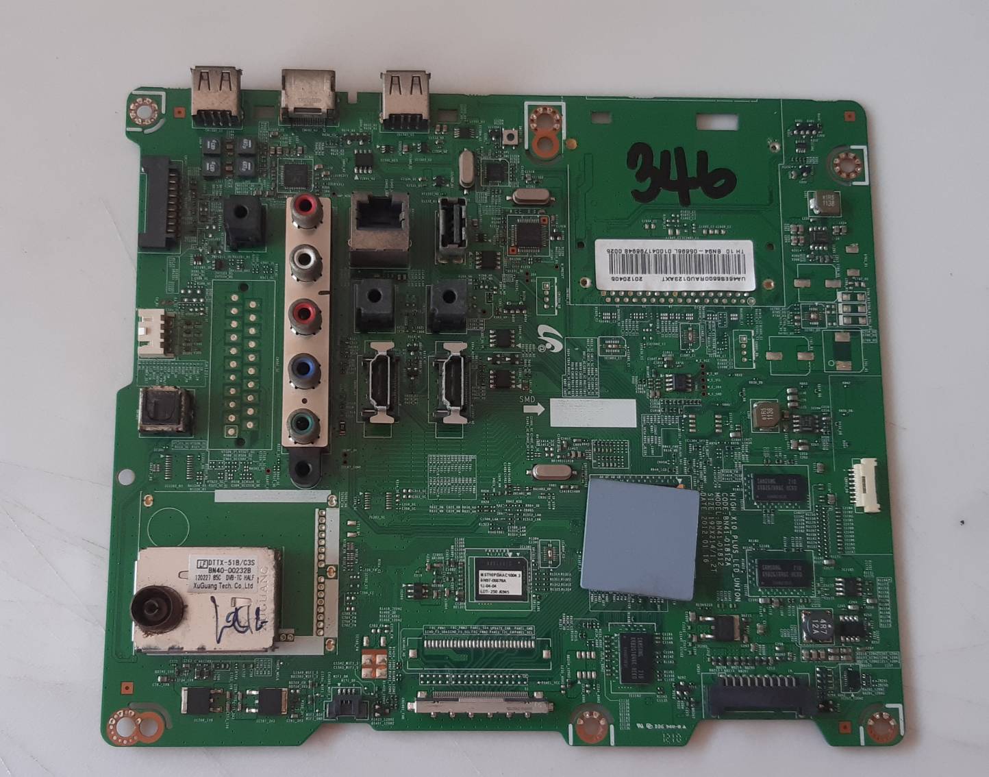 อันที่ 346 Samsung UA46ES6600 ซีสเตร็ม BN41-01812A ดีเทสแล้ว