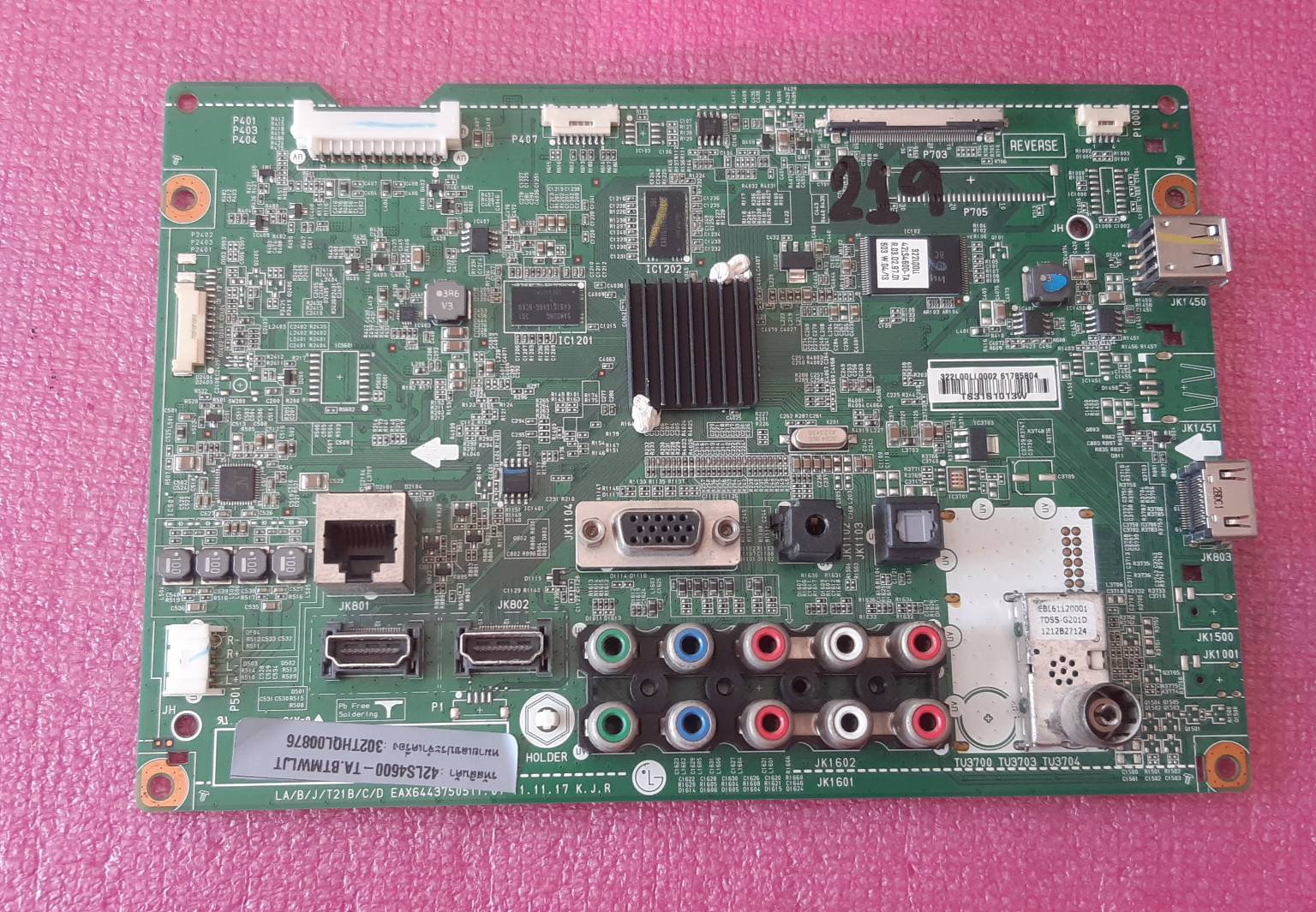 อันที่ 219 LG 42LS4600 ซีสเตร็ม EAX64437505 ดีเทสแล้ว