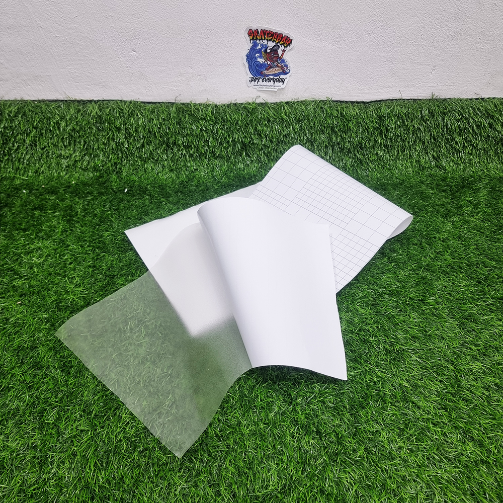 [0304] สติ๊กเกอร์ใสกันรอย ป้องกันล้อกัดลายบอร์ด ขนาด 89x23cm anti bite wheel