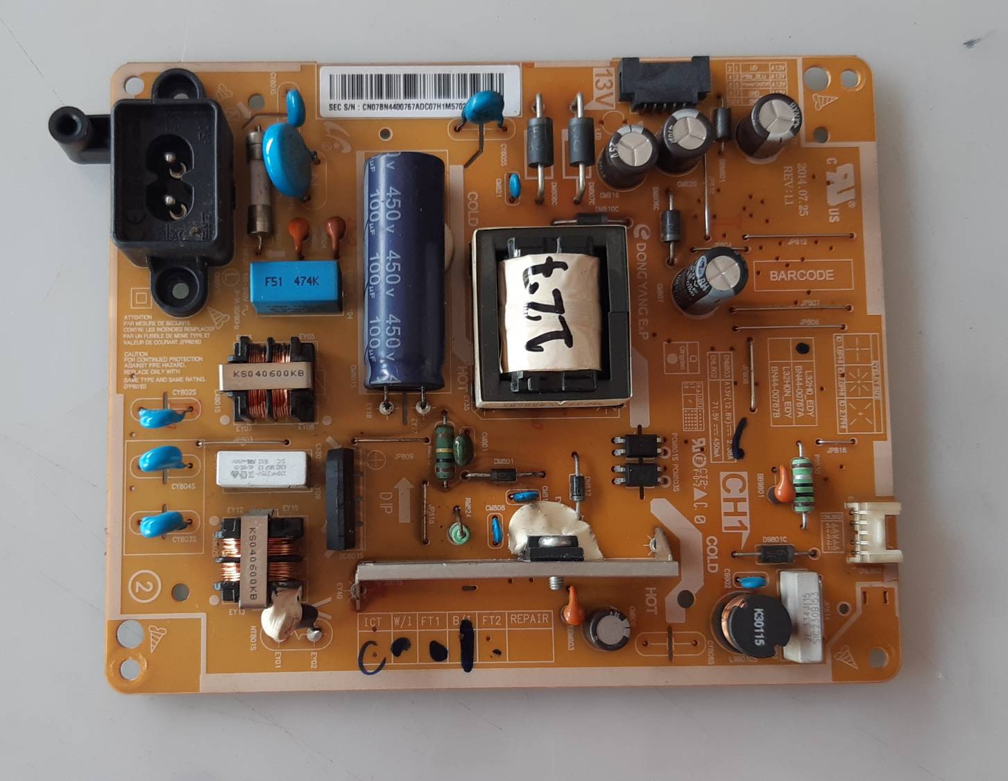 อันที่ 127 Samsung UA32FH4003K ซัฟฟลาย BN44-00767A ดีเทสแล้ว