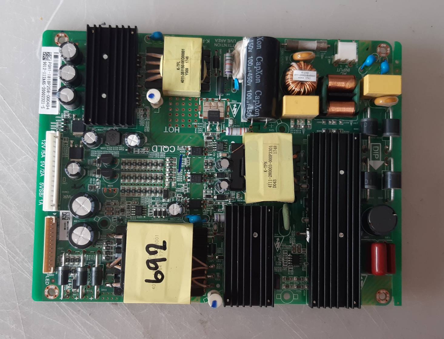อันที่ 692 PHILPS 43PUT6002S ซัฟฟลาย K-FH1 4702-2PLFH1-A4231B01 ดีเทสแล้ว