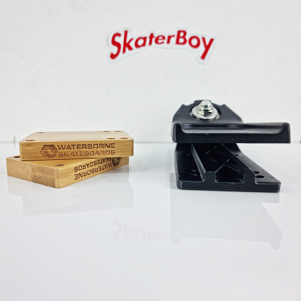 [0307][ลด50%]Surf adapter จาก Waterborne หน้า หลัง Riser pad งานไม้ พร้อมชุดน็อต(มีราคาส่ง)ใช้คู่กับทรัคสตรีท, ครุยเซอร์