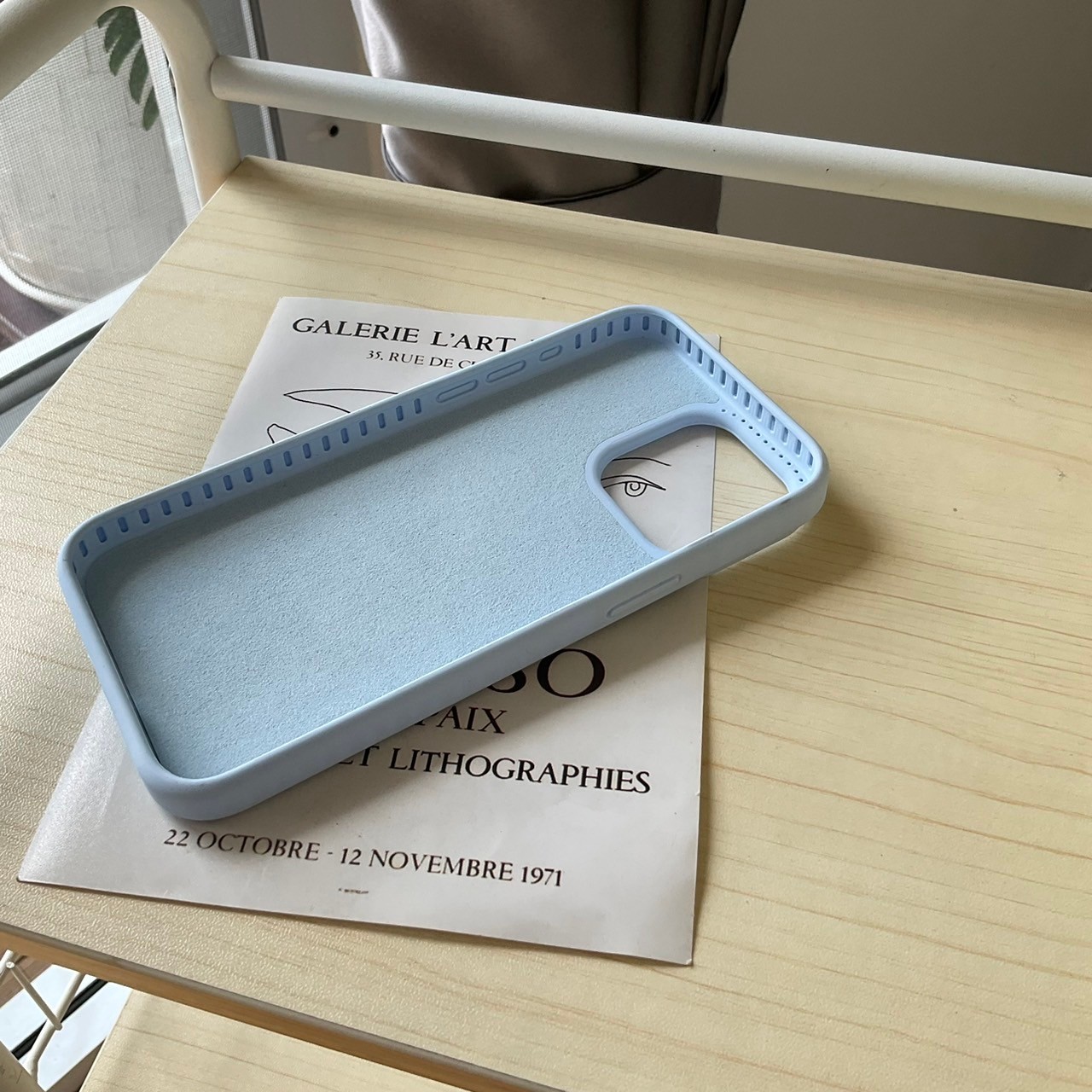 Silicone premium case v.3 (baby blue colors)
