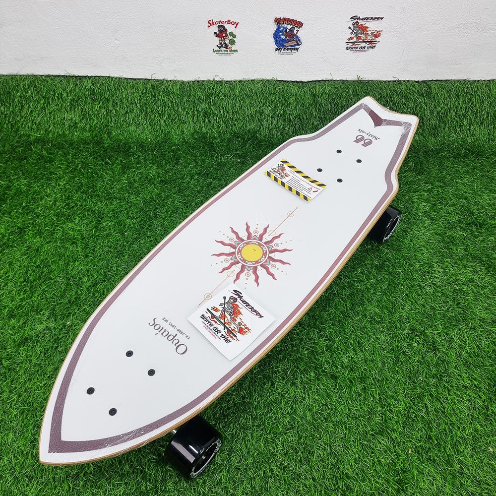 0202 Surfskate เซิร์ฟสเก็ต 66 sixty-six ขนาด 32-34" ทรัค บูชชิ่ง เล่นง่าย