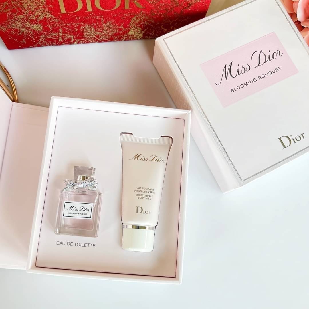 Dior Miss Dior Blooming Bouquet EDT Mini Gift Set โบว์ผ้า