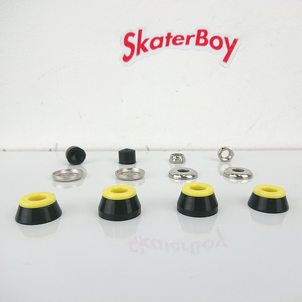 [0312] ลูกยางบูชชิ่ง S5 SM S7 สำหรับทรัค street skate คุณภาพดีจาก RareAnt ทรงกรวย4ชิ้น(pivot16mm)
