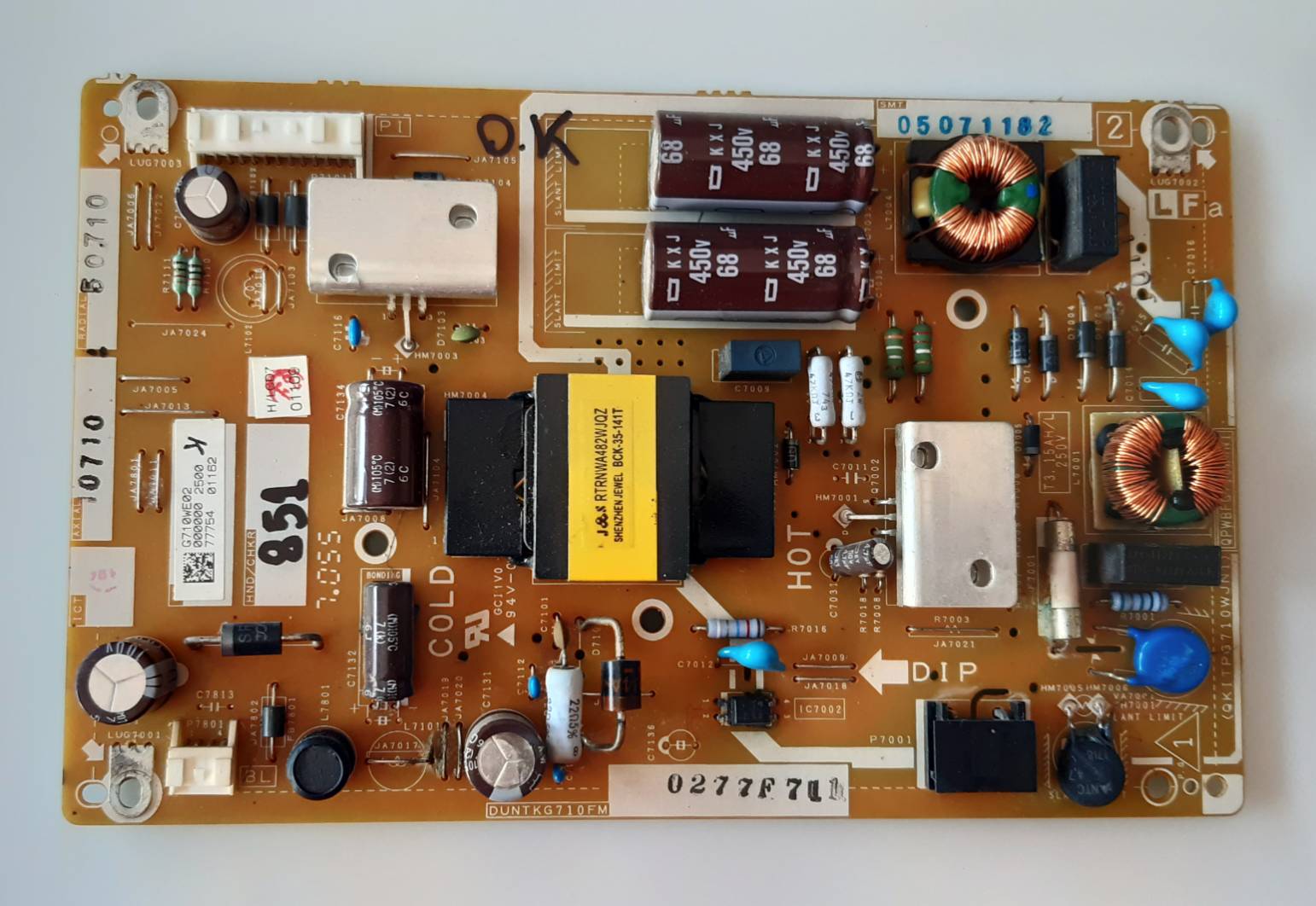 อันที่ 851 SHARP LC-40LE280X ซัฟฟลาย QPWBFG710WJN1 QKITPG710WJN1 DUNTKG710FM ดีเทสแล้ว