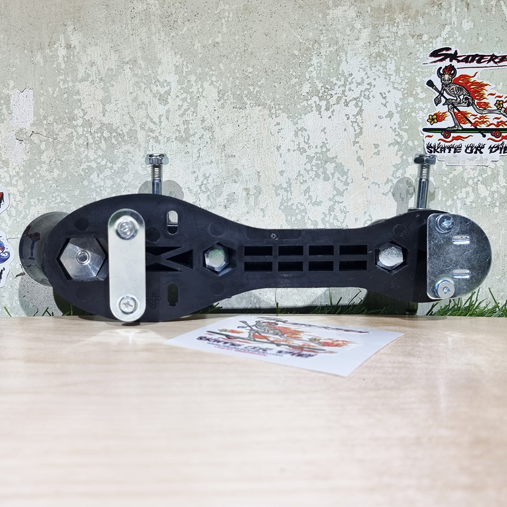 [0231] ฐานรองเท้า Roller skate 4ล้อ DIY รองเท้าผ้าใบ หุ้มข้อ เบรกแบบ Impala