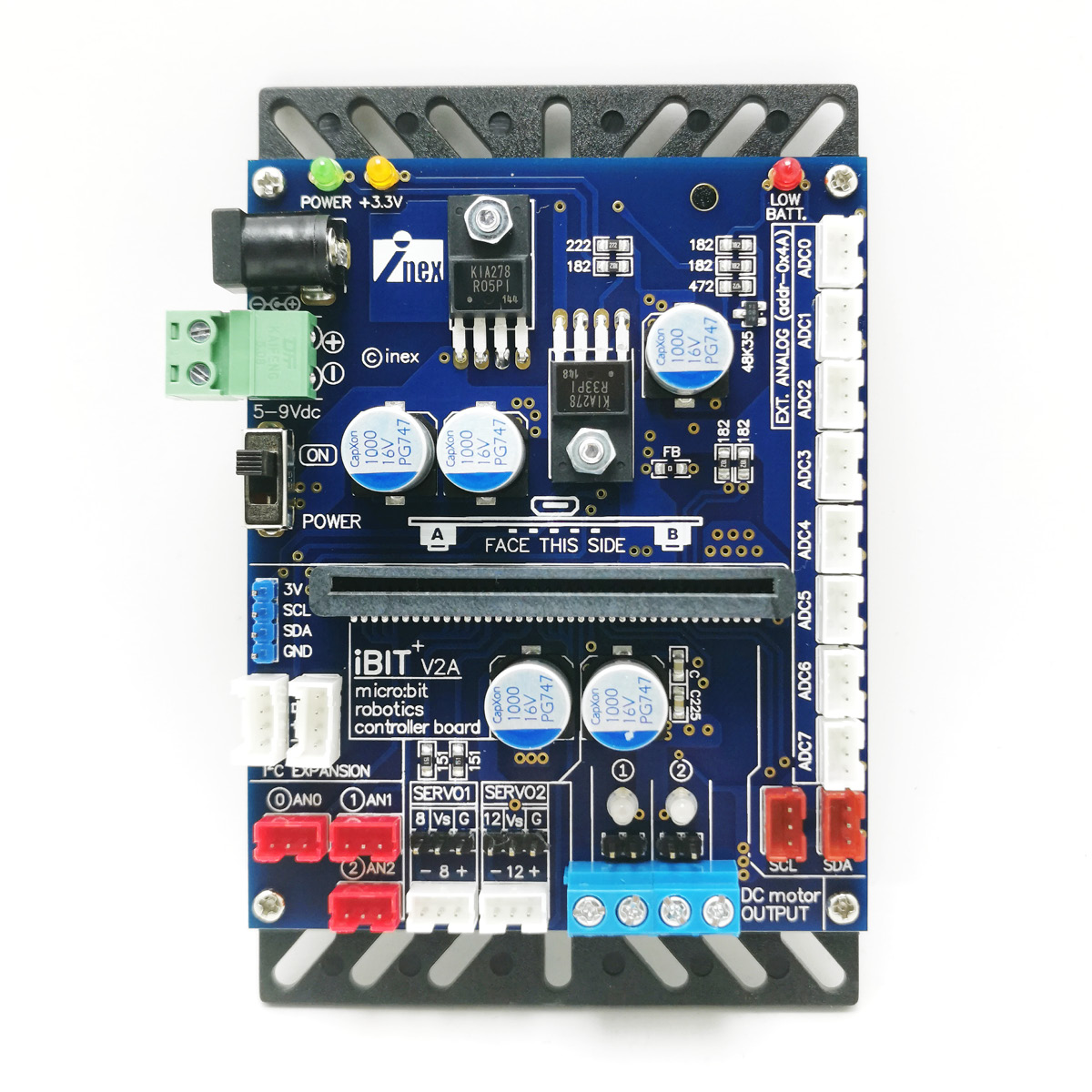 iBIT V2A แผงวงจรควบคุมหุ่นยนต์สำหรับ micro:bit