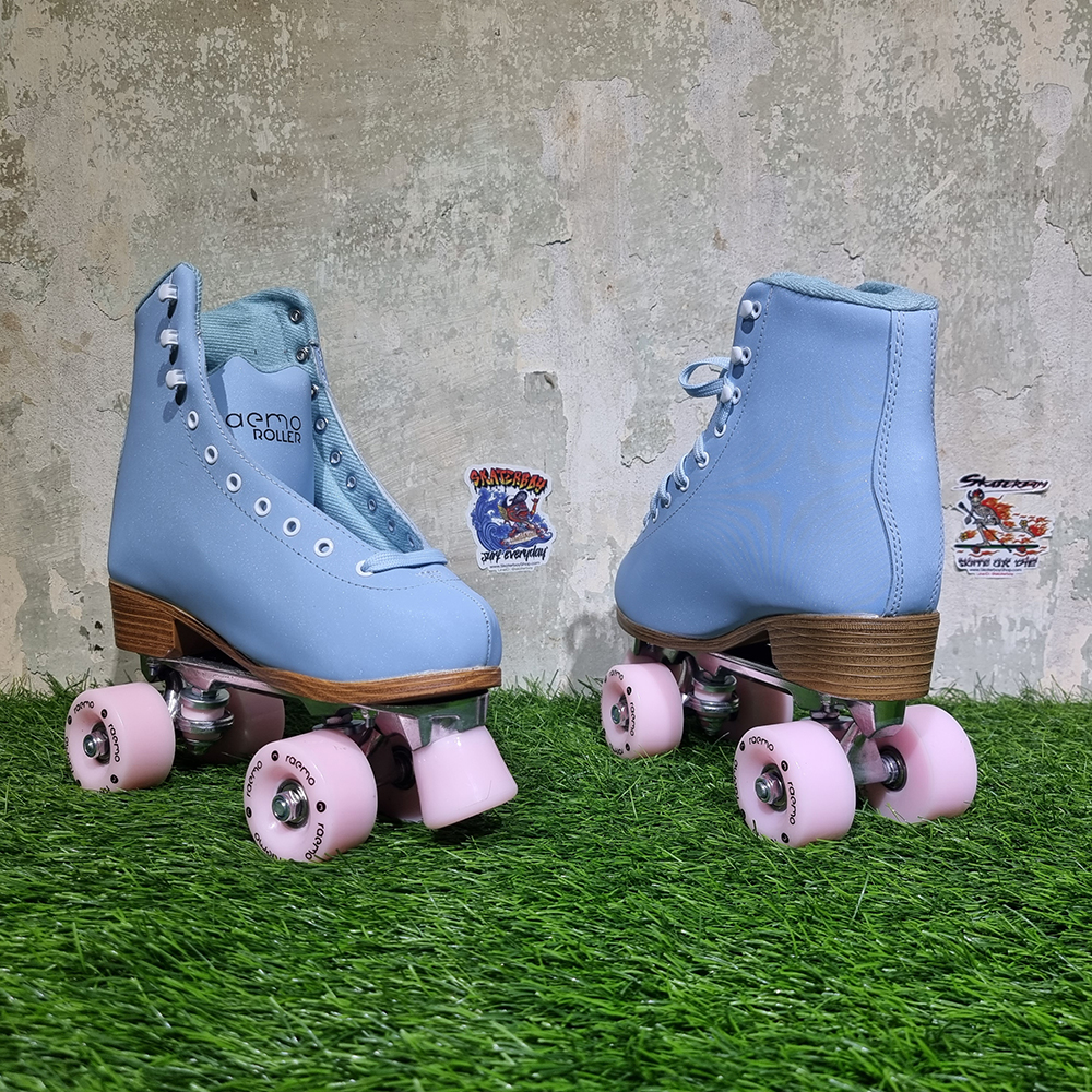 0231 รองเท้า Roller skate ผิวมัน ส้นสูง สำหรับผู้ใหญ่ คุณภาพดี