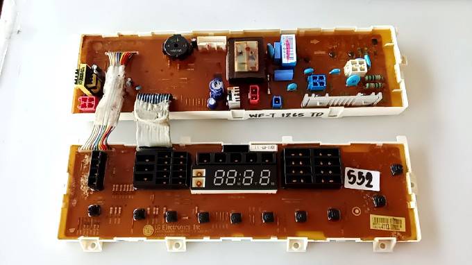 อันที่ 552 บอร์ดถอดเครื่องซักผ้า LG WF- EAX37548301 EBR77104113 ดีเทสแล้ว