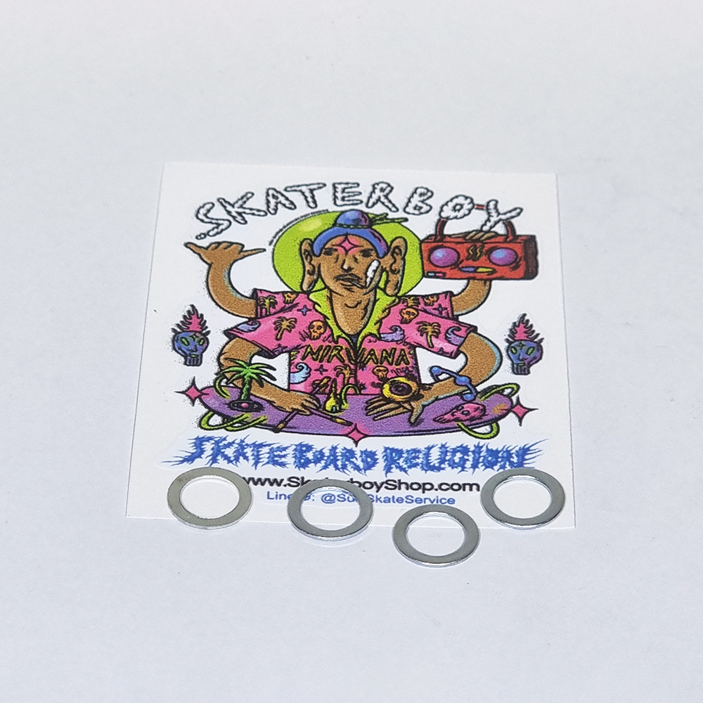 [0318] แหวนทรัค ปะเก็นแบริ่ง สีดำ สีเงิน สีทอง gasket sliding bearing truck