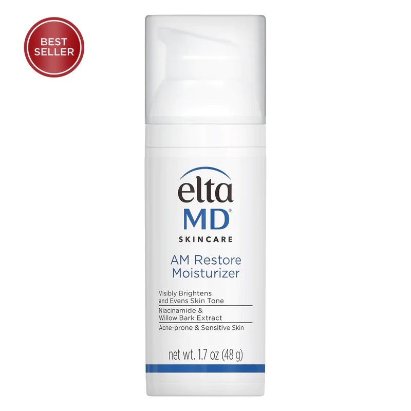 Elta MD EltaMD AM Restore Moisturizer 1.7 oz/48 g + แถมฟรี Elta MD UV Physical 2g 1 ซอง 48 กรัม