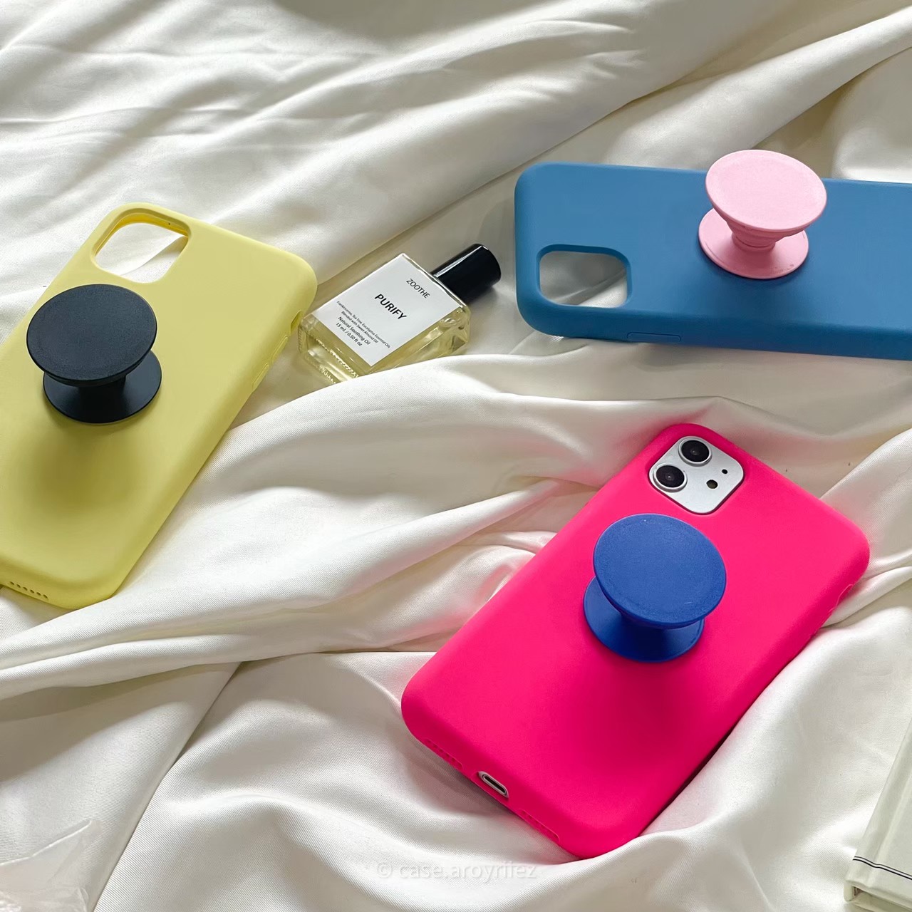 Silicone Case (pink neon colors) ** สำรองสี 1 สีกันหมด **