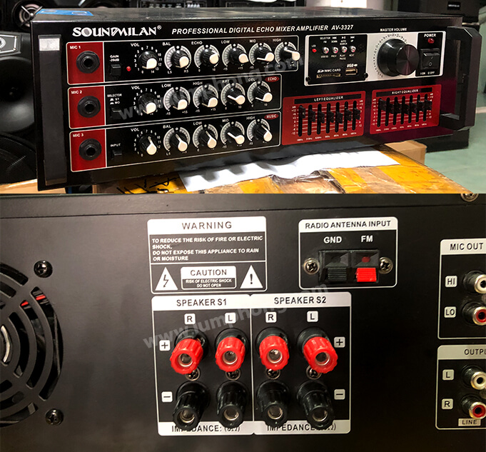 เพาเวร์แอมป์ Soundmilan AV-3327