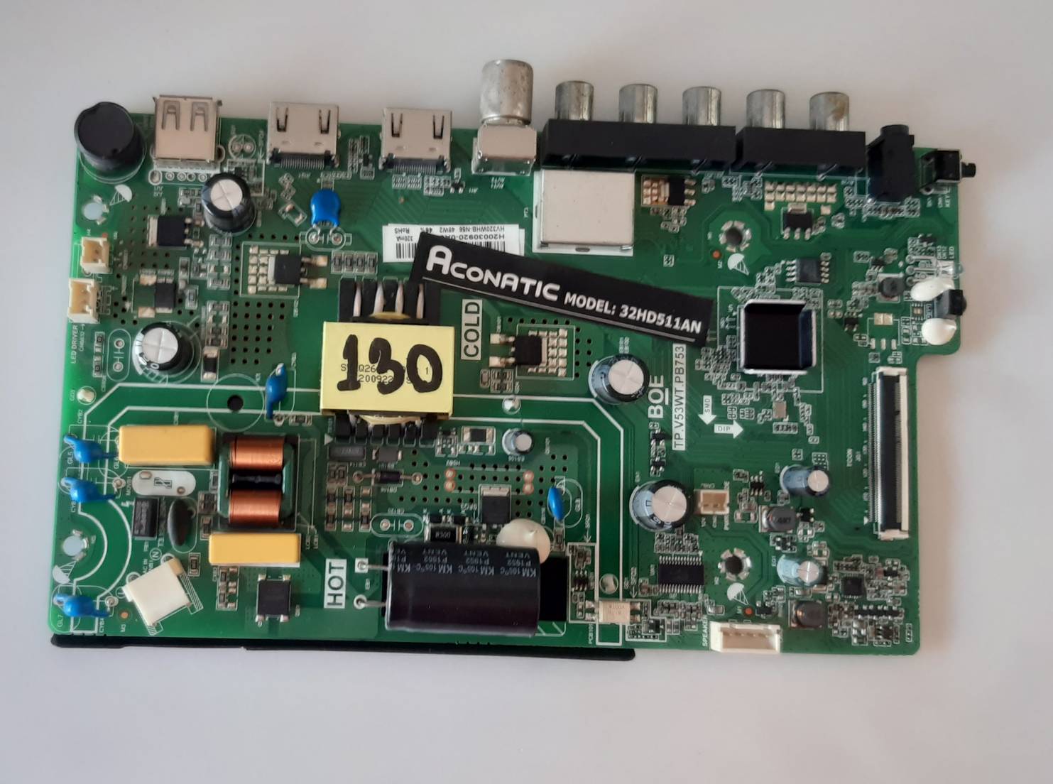 อันที่ 130 Aconatic 32HD511AN ซีสเตร็ม TP.V53WT.PB753 ดีเทสแล้ว