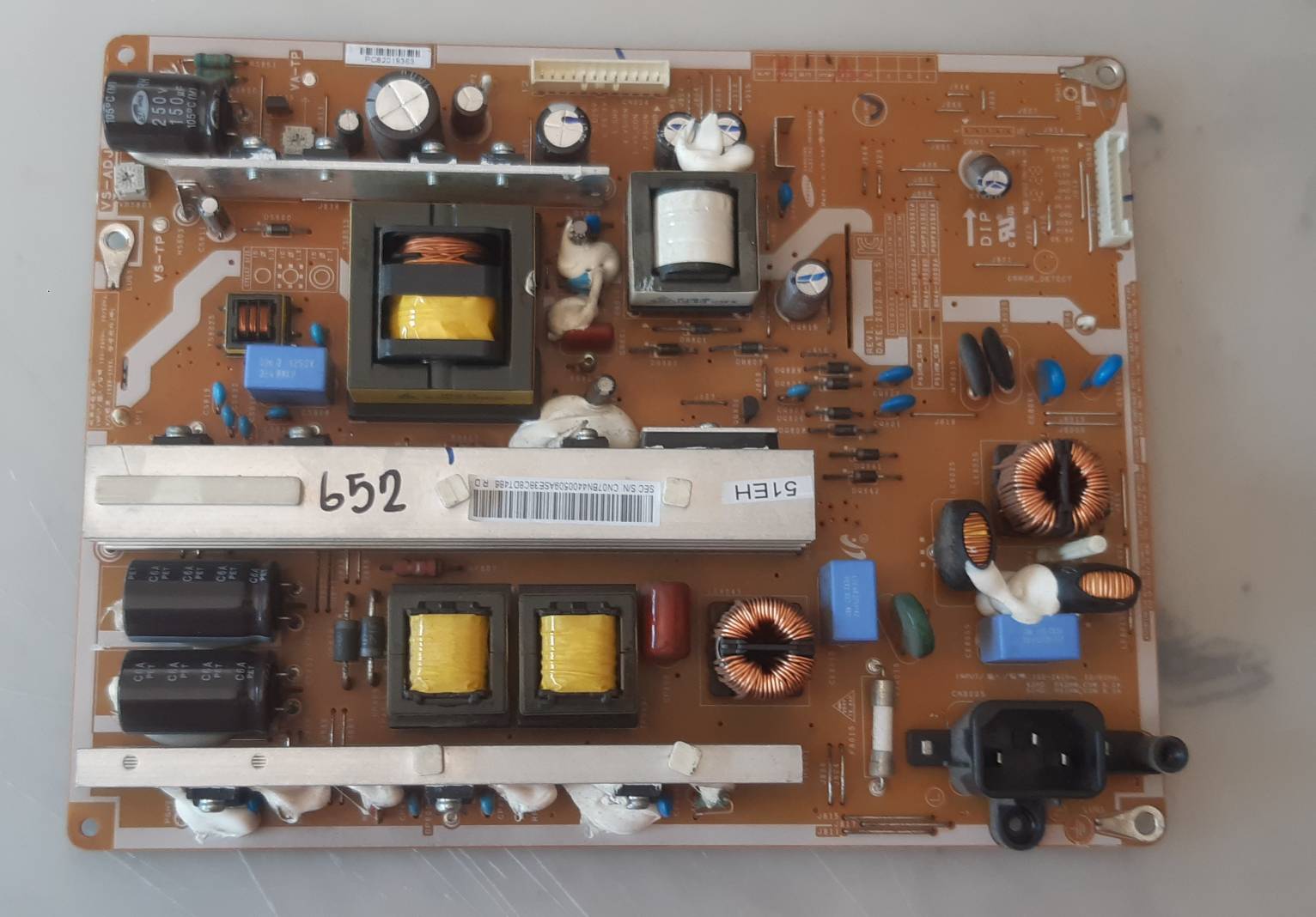 อันที่ 652 Samsung PS43E450A1R ซัฟฟลาย BN44-00508A BN44-00509A ดีเทสเล้ว