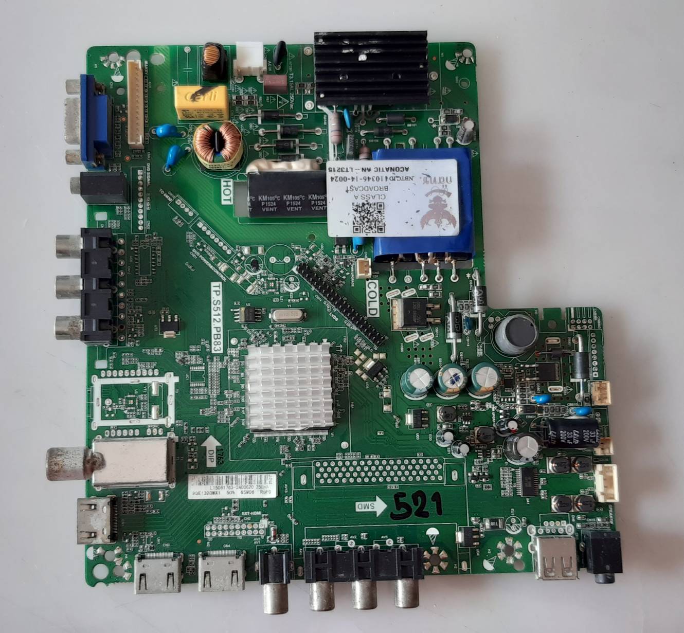 อันที่ 521 ACONATIC AN-LT3215 ซีสเตร็ม TP.S512.PB83 ดีเทสแล้ว