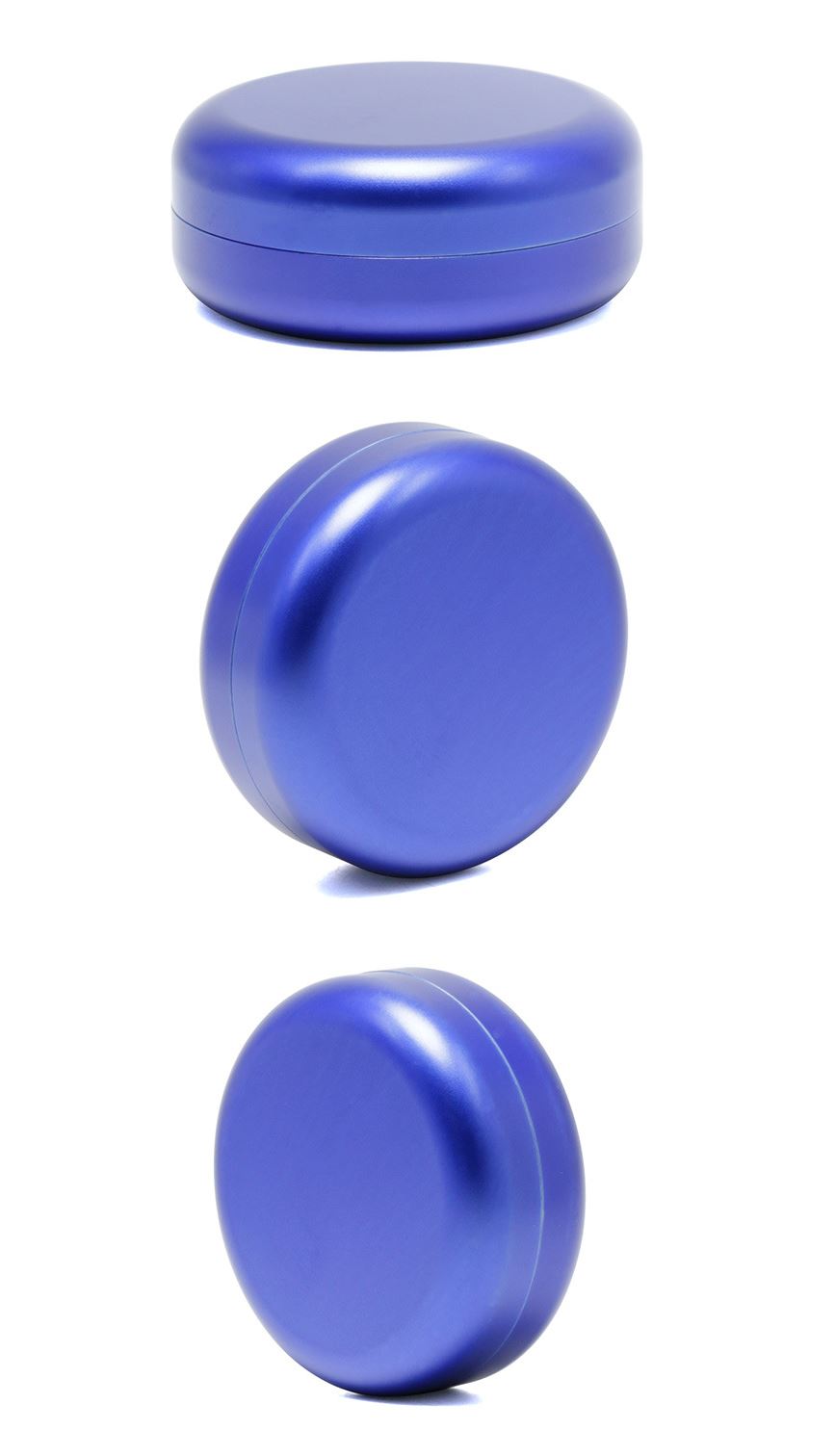 [1003] กล่องเก็บสมุนไพร กลม 2ขนาด Aluminum กันชื้น กันฝุ่น เก็บยา