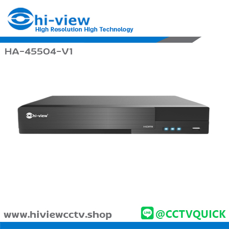 เครื่องบันทึก HIVIEW DVR รุ่น HA-45504-V1 จำนวน 4 ช่อง