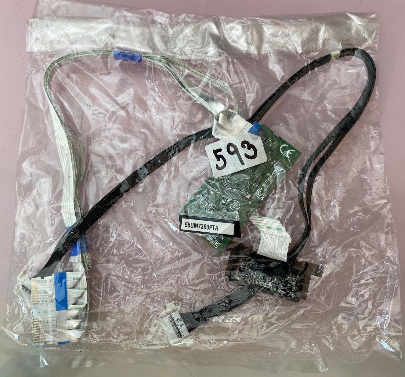ชุดสายแพร 593 LG 55UM7300PTA