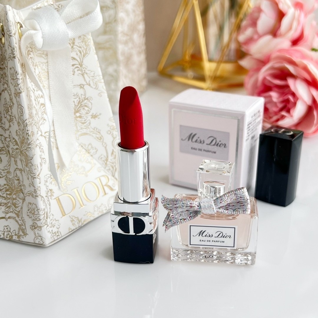 Dior Miss Dior & Rouge Lipstick Holiday Collection ( 2 Items )